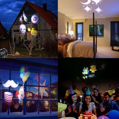 αδιάβροχο-προβολέας-projector-led-διάφορες-κάρτες-σχεδίων-παραστάσεων